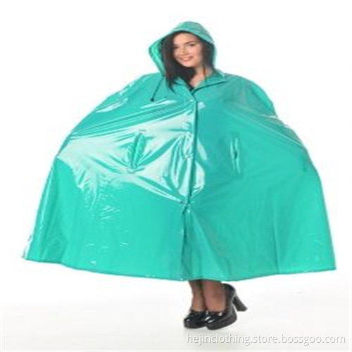 PVC high reflective adult raincape